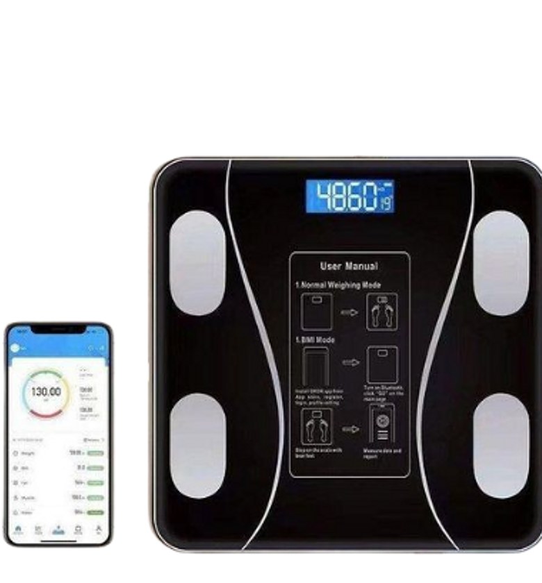 Personal Scale Rechargeable Intelligent Digital Bathroom Weigh Scale Body Fat Scale image