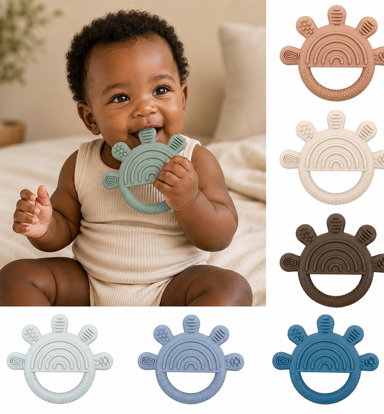 Pirates wheel Silicone Sensory Teether image