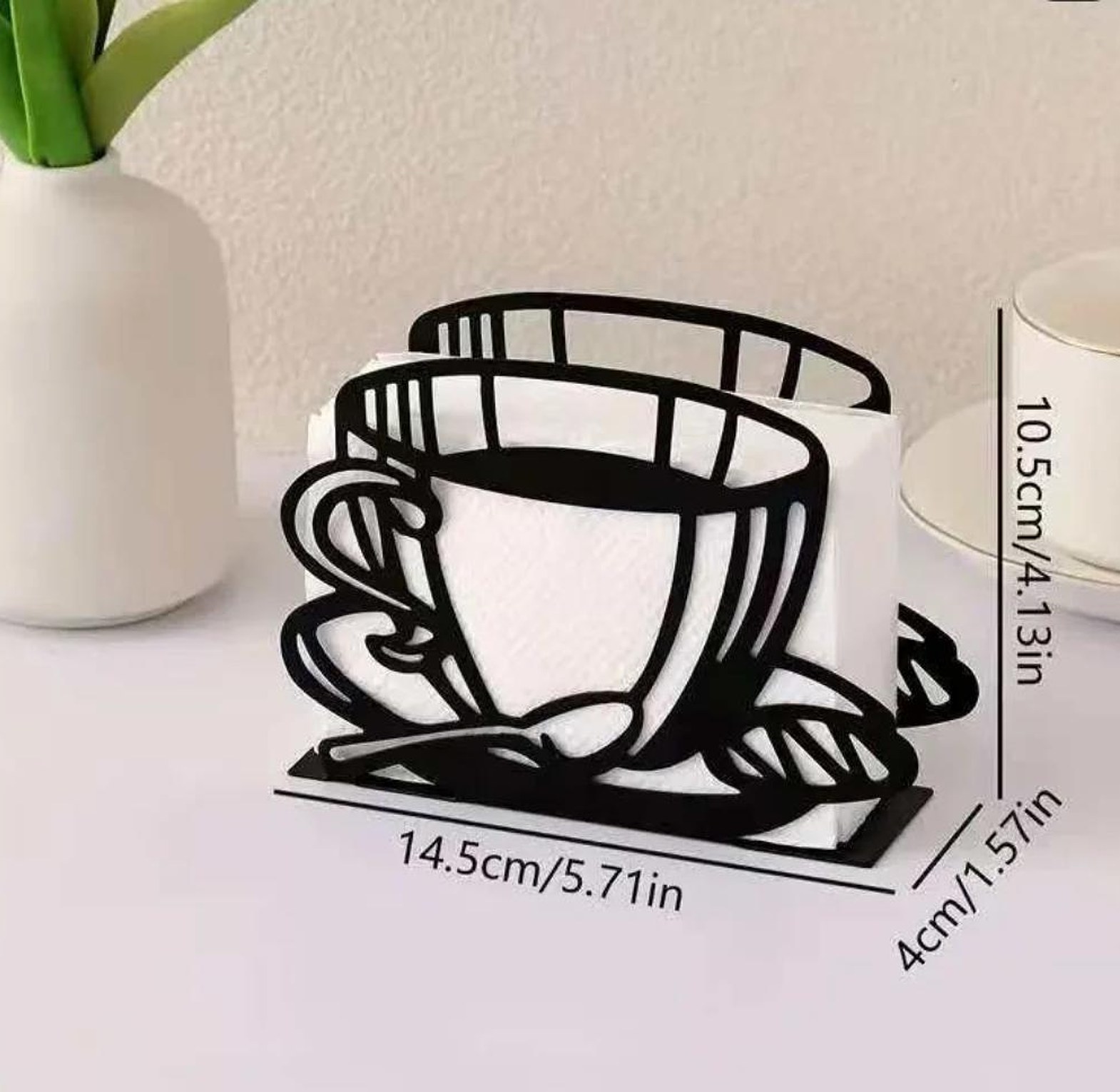 Metallic Serviette holder image