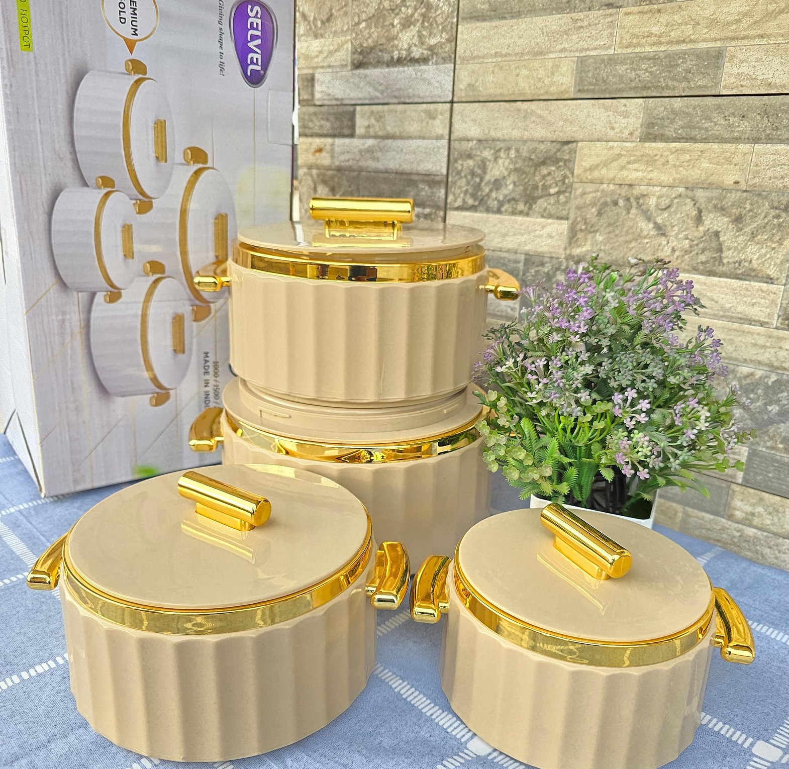 Hotpots. Camry 4 Pieces Hotpot Premium Range Plastic Designer Infinite image