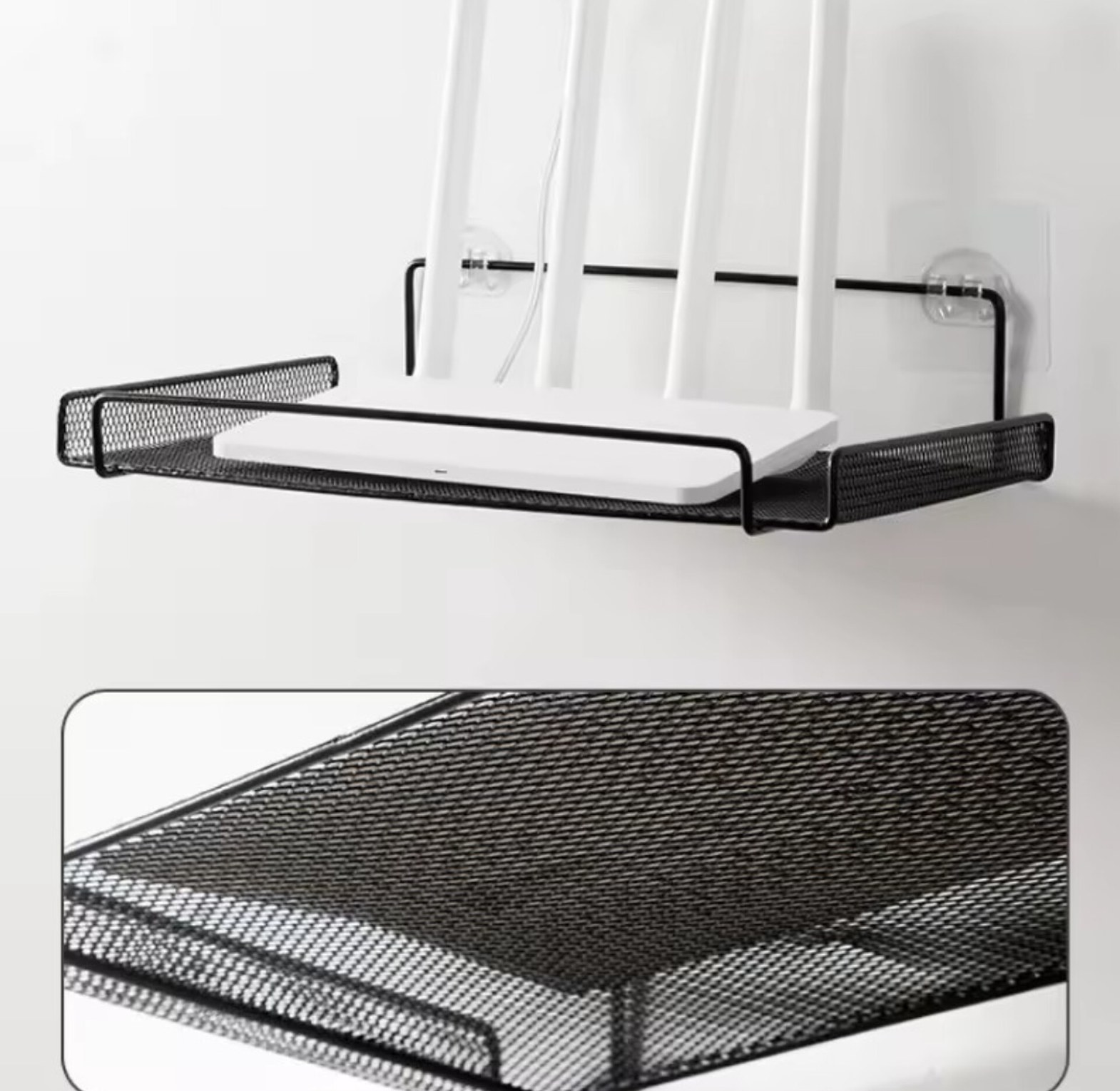 Wall-Mounted Router Shelf and Storage Rack image