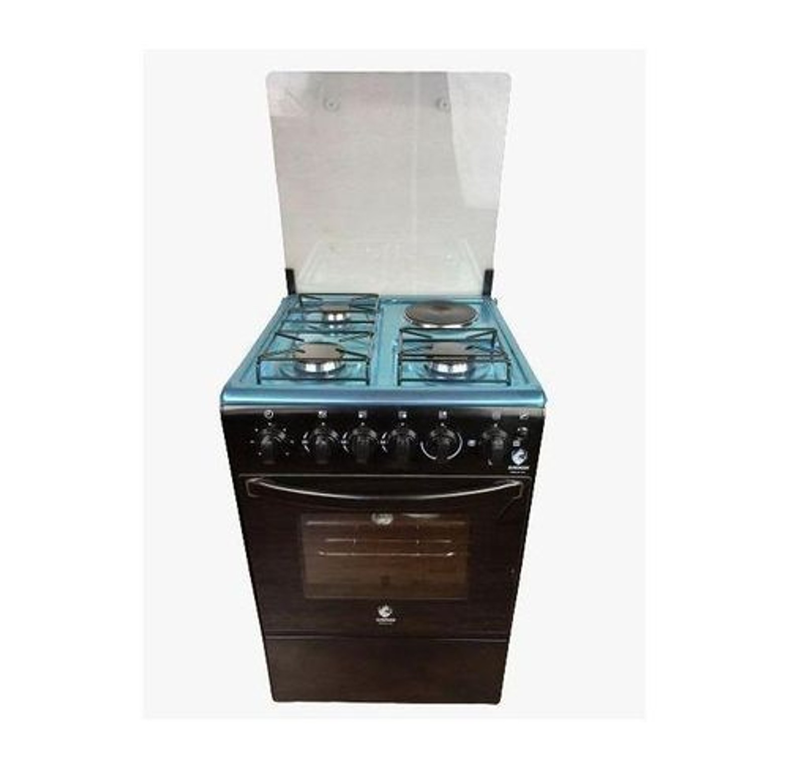 Euroken Auto ignition 3gas 1electric 50*55 standing cooker with electric oven image