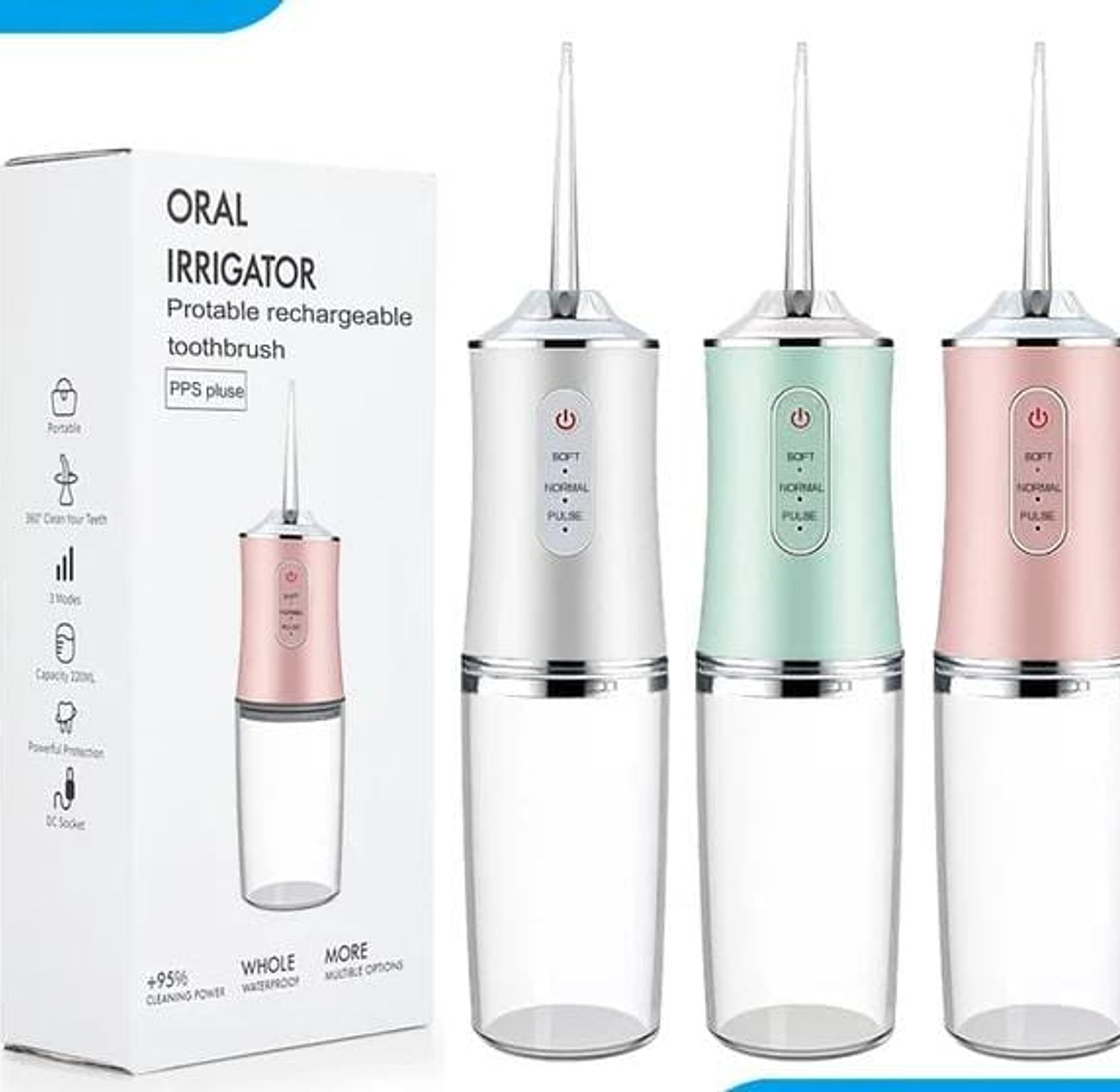 Dental Water Floss, Oral Irrigator, Teeth Cleaner, Flosser image