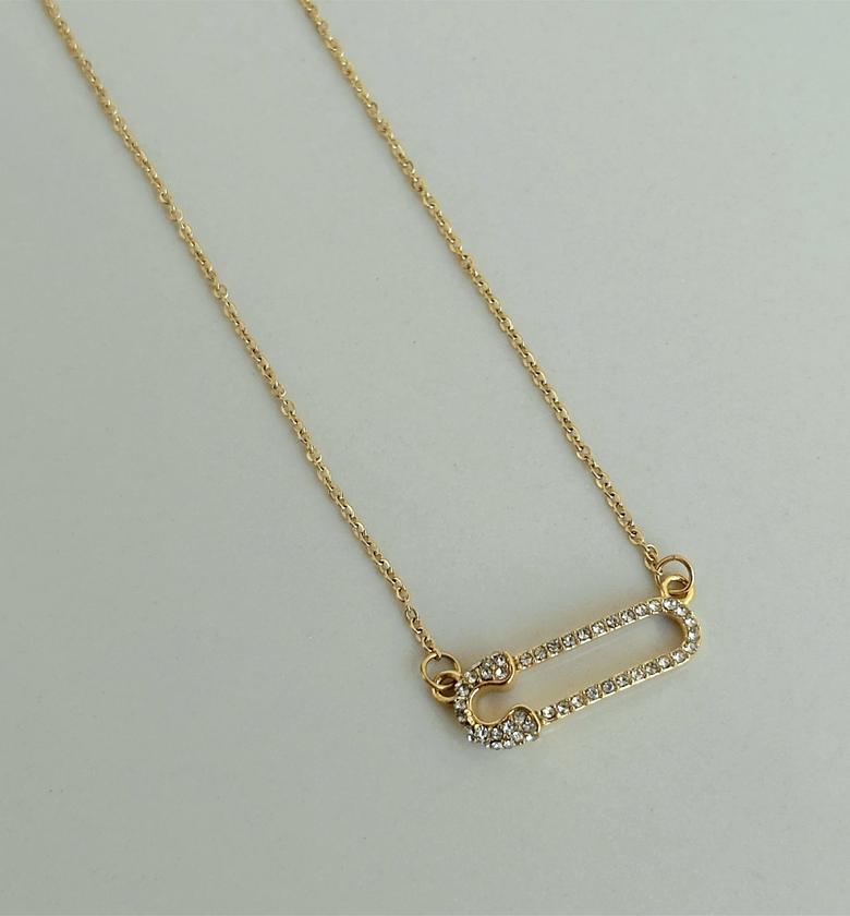 Safety Pin Necklace  image