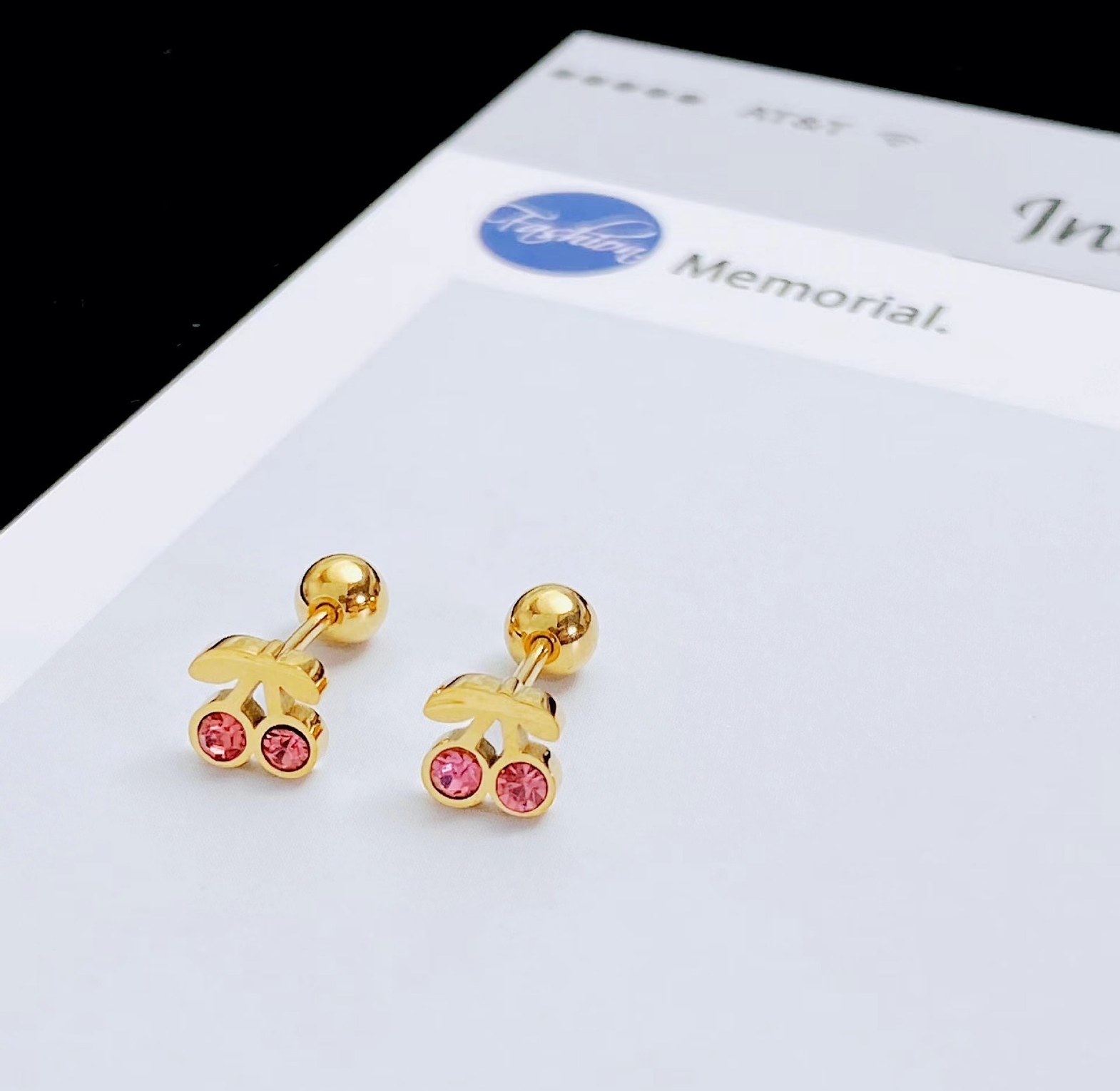 Cherry studs image