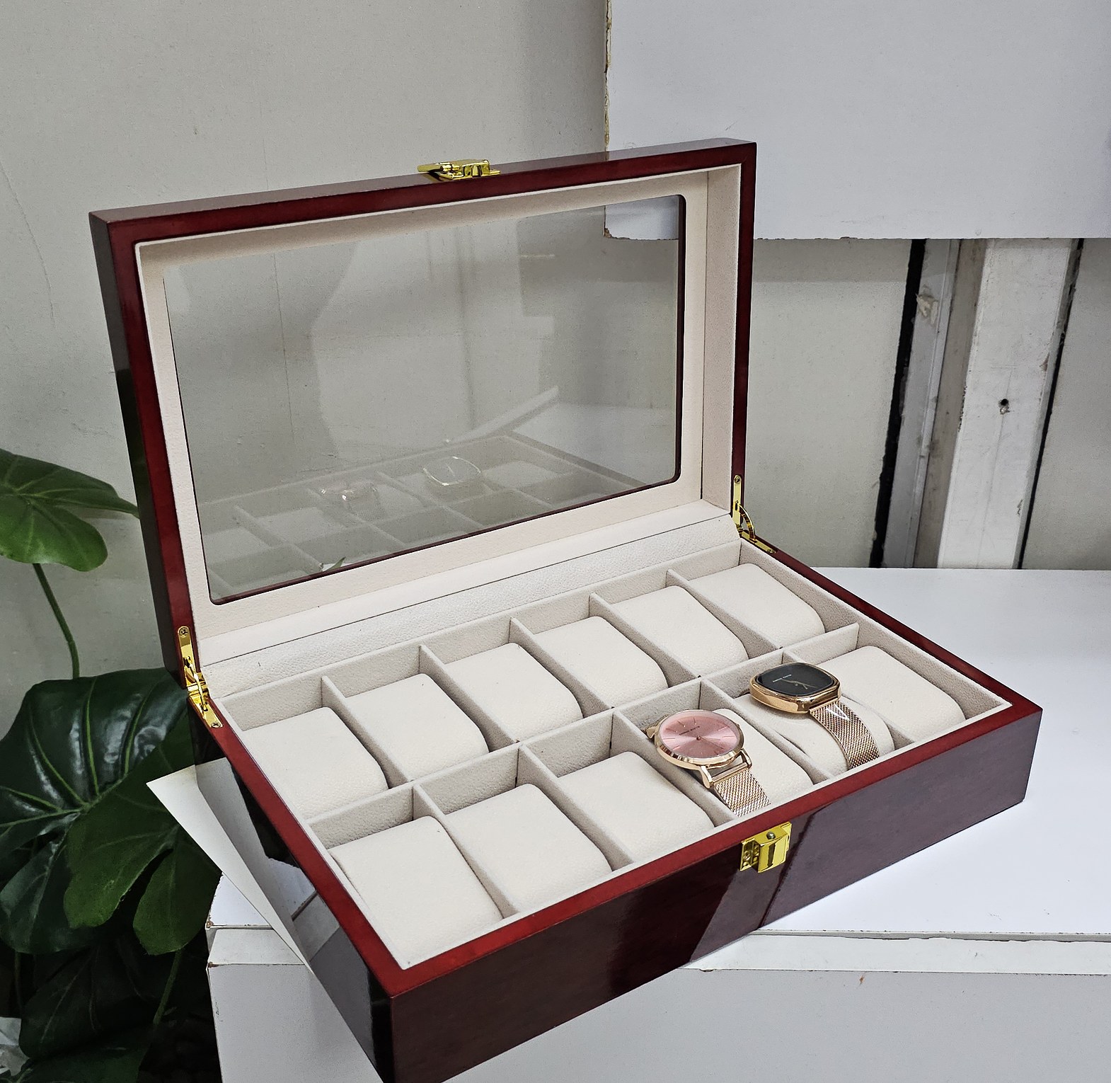 Wooden watch organizer  image