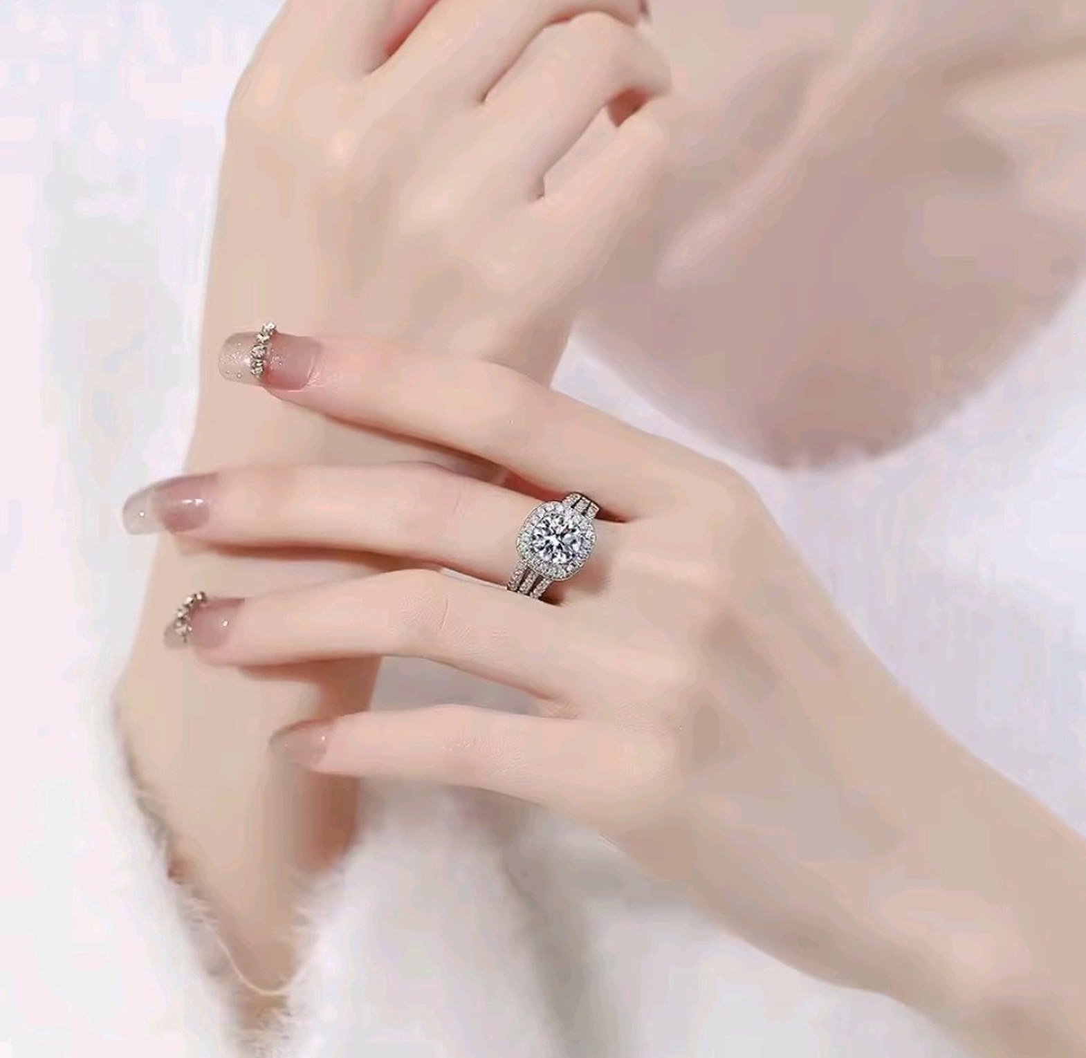 3 in 1 zirconia diamond ring image