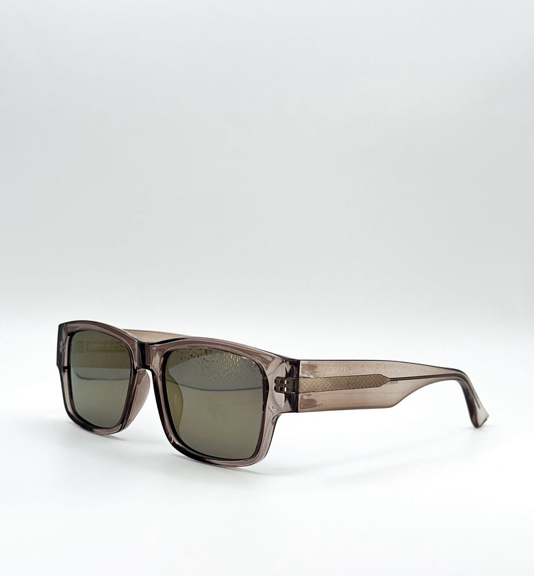 Crystal Brown Retro Square Shades image
