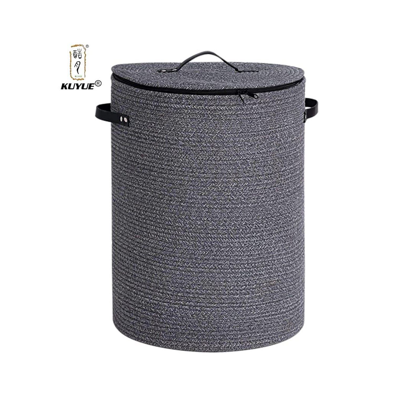 Woven Decorative Basket with Lid image
