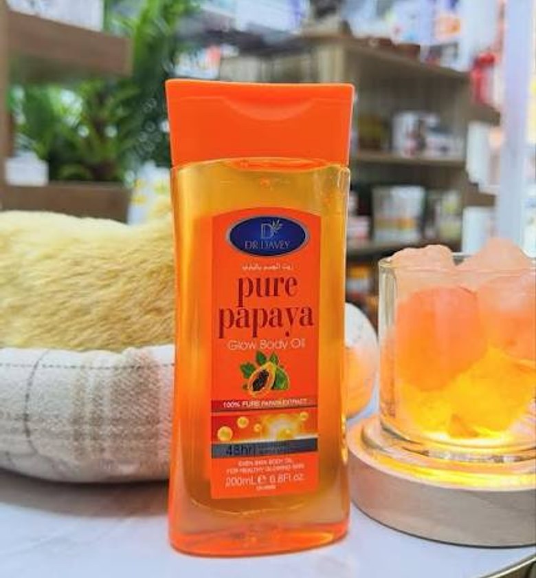 Dr. Davey Pure Papaya Glow Body Oil – 200 ml image
