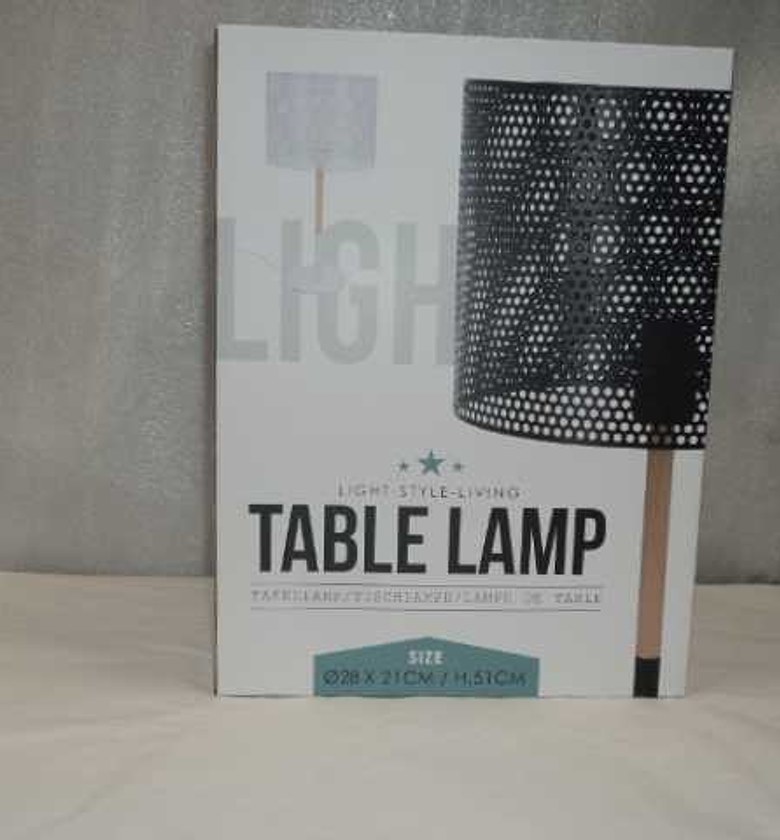 TABLE LAMP METAL 51CM 2AS image