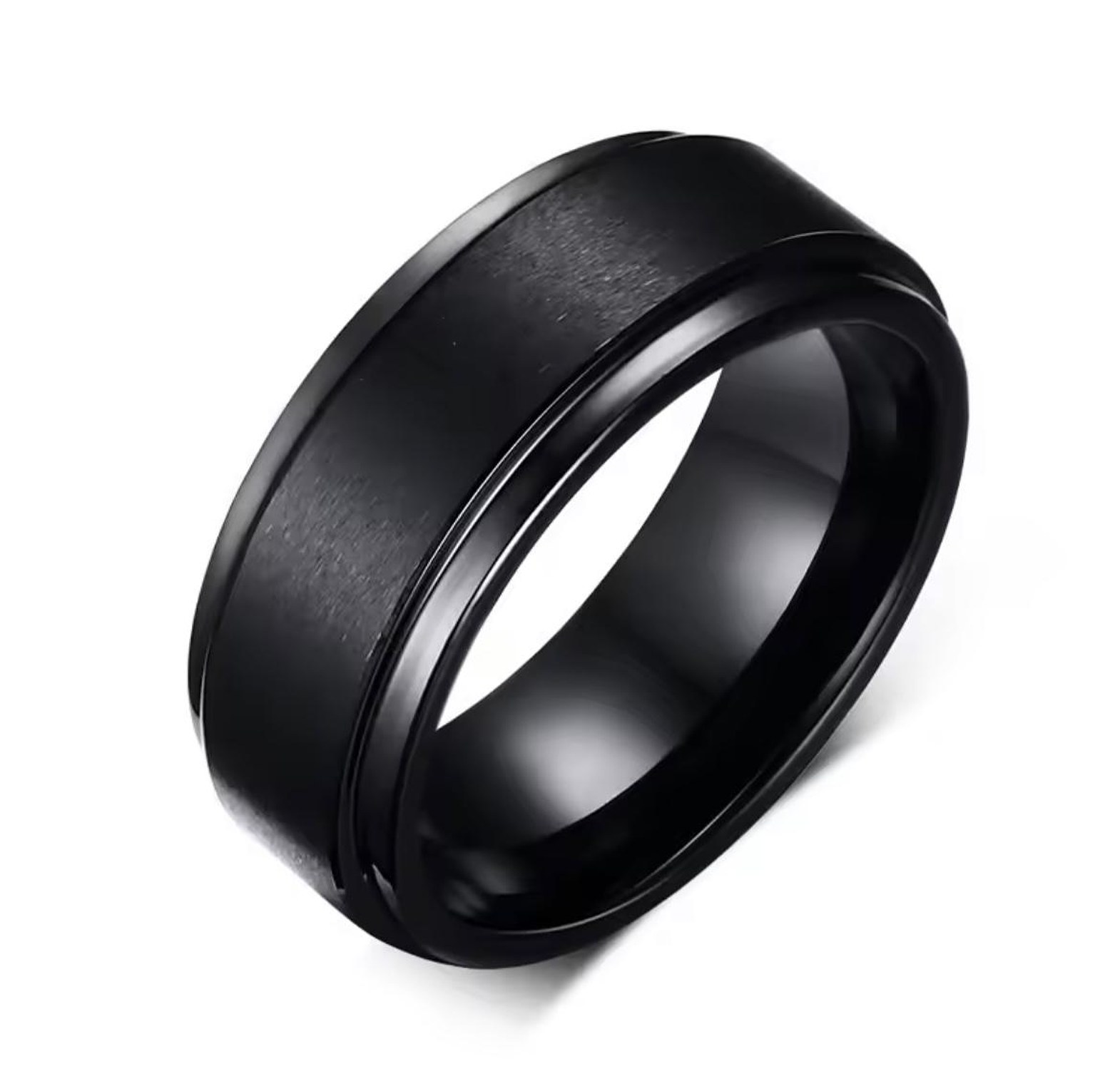 Modern Tungsten Carbide Men's Ring image