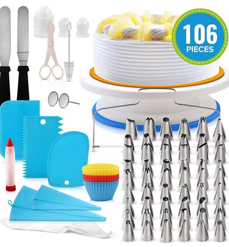 106 Piece Cake Decorating Set, Cake Baking Tools image