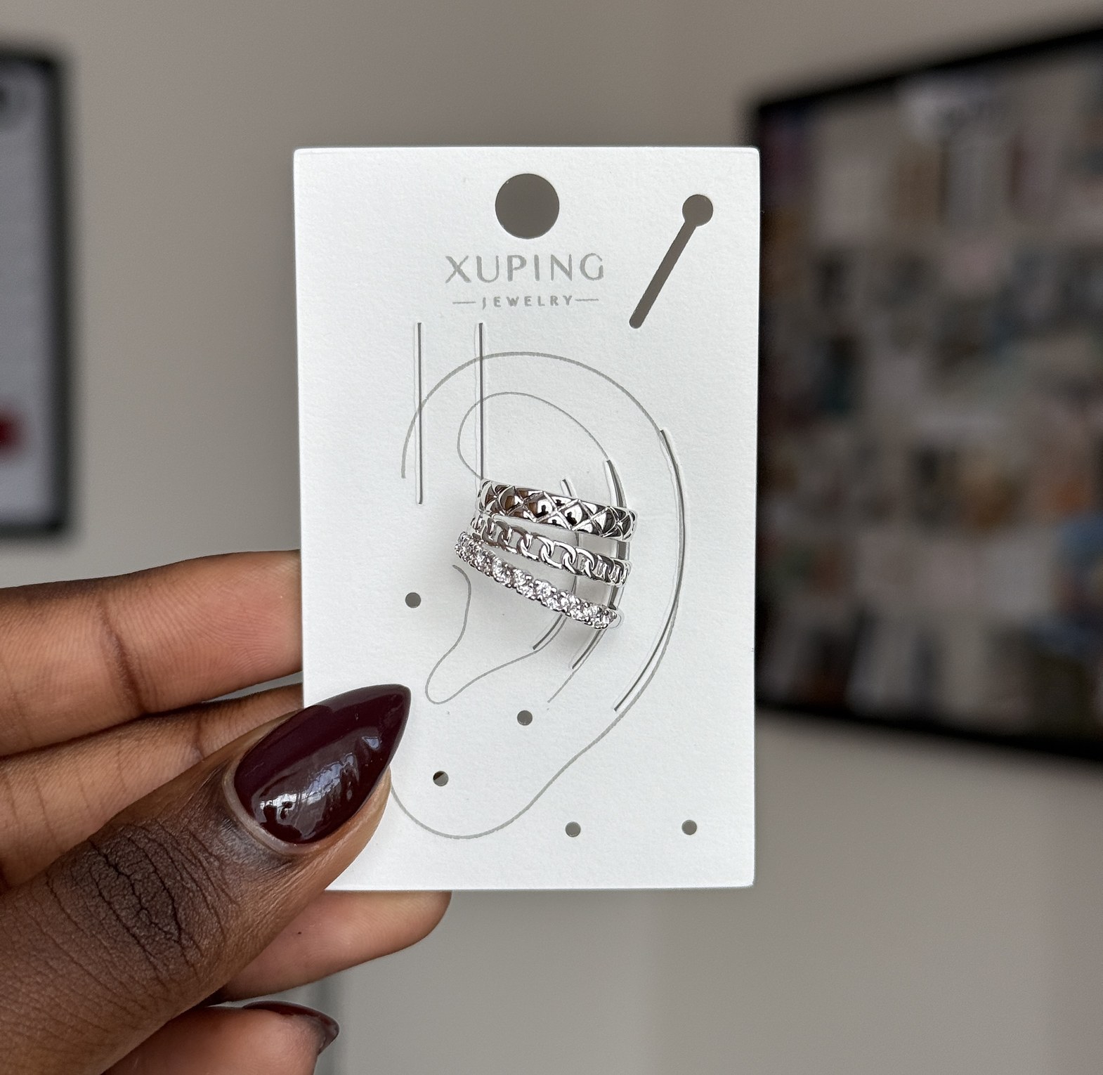 Crystal Harmony Ear cuff image