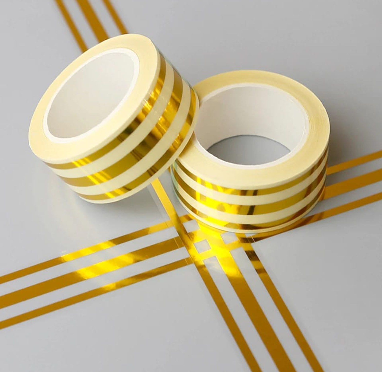 Ceramic Tile Gap Gold Tape  image