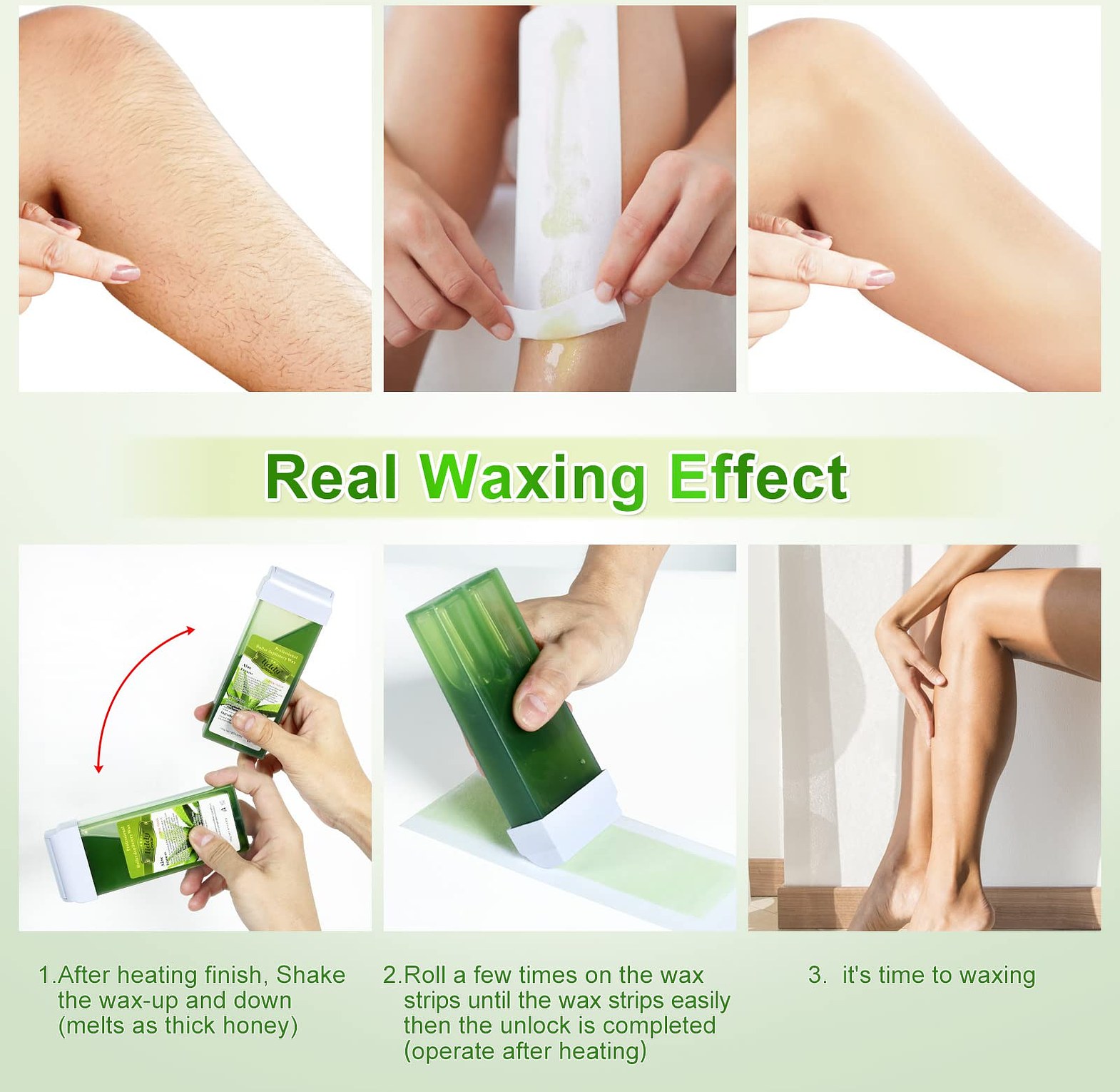 Blue ZOO Roller Wax Cartridge for Smooth Body Hair Removal image