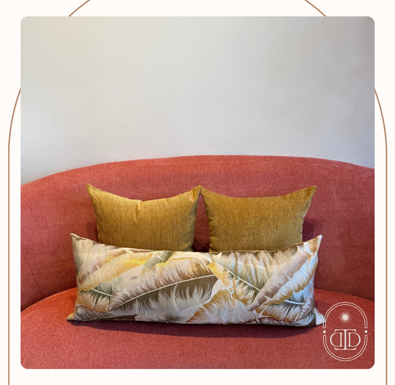 Tropical Lumbar cushion cover. image