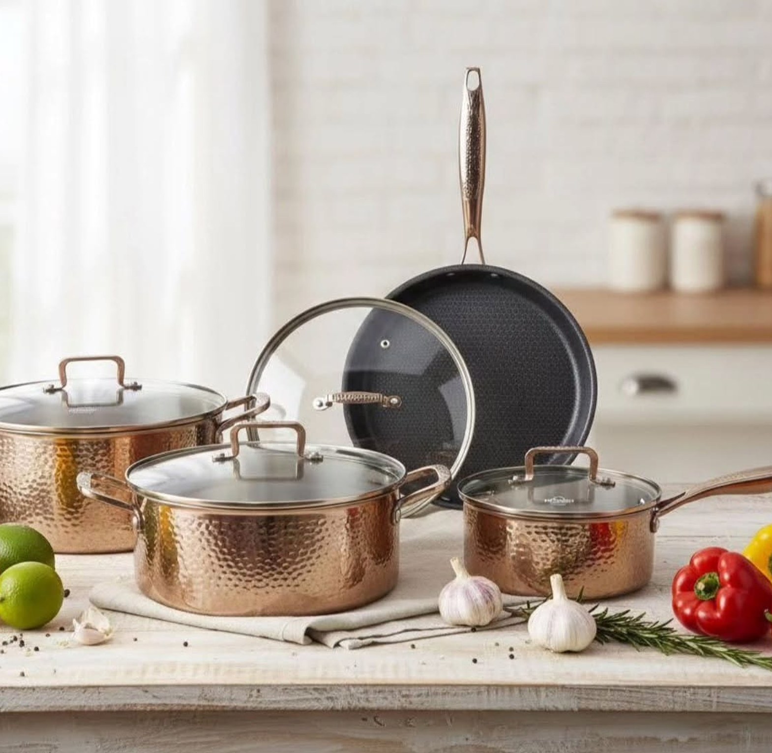 UAKEEN Germany 🇩🇪 8PCS Golden Cookware Set (VK 99 image
