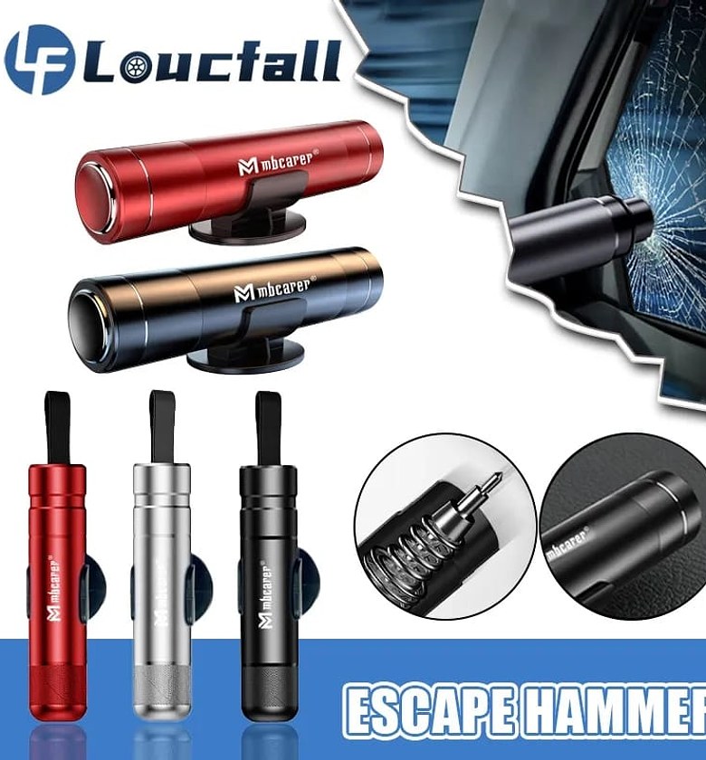 Emergency Glass Breaker / Seat Belt Cutter image