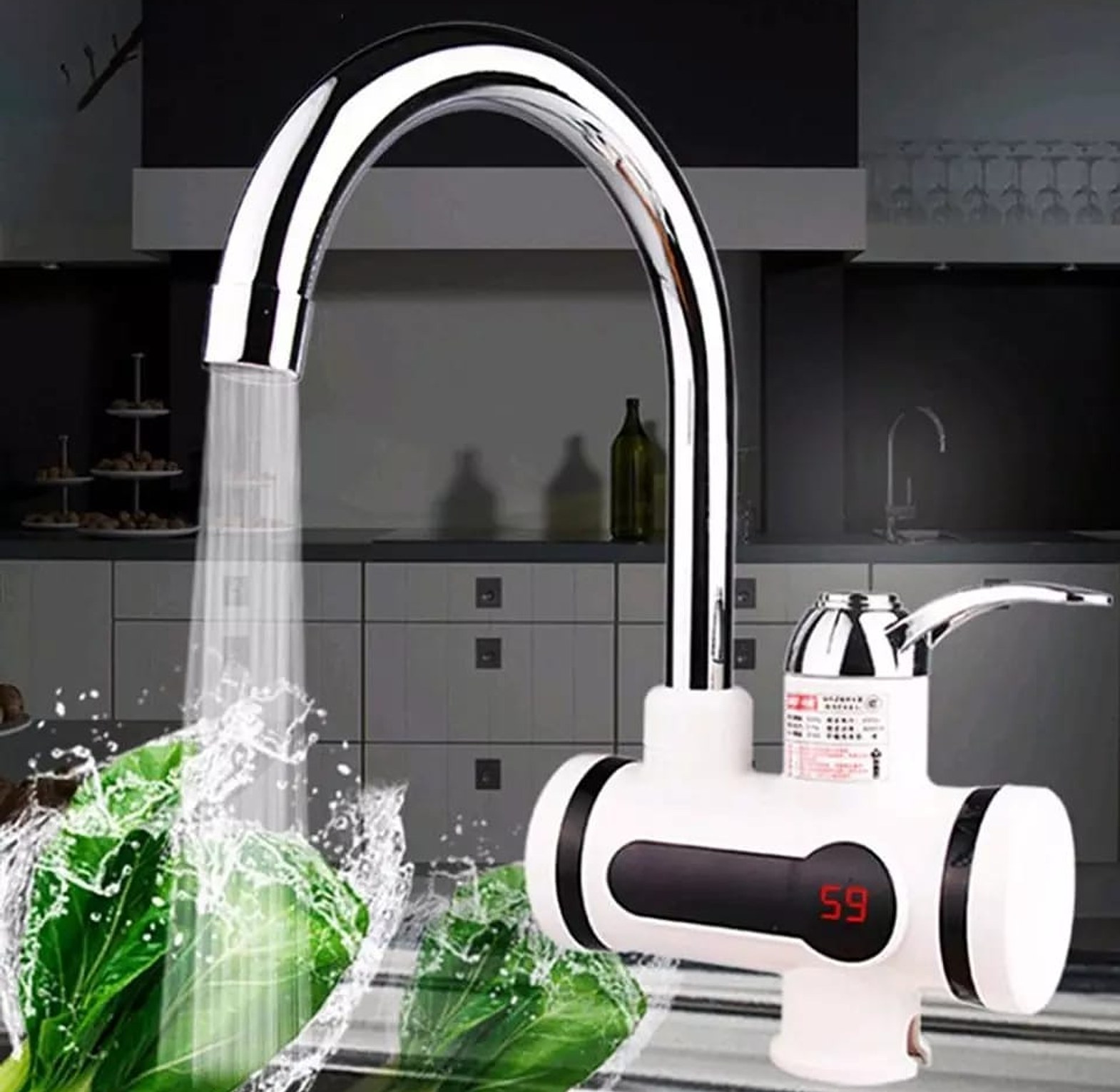 110V 3000W Digital Instant Water Heater Faucet image