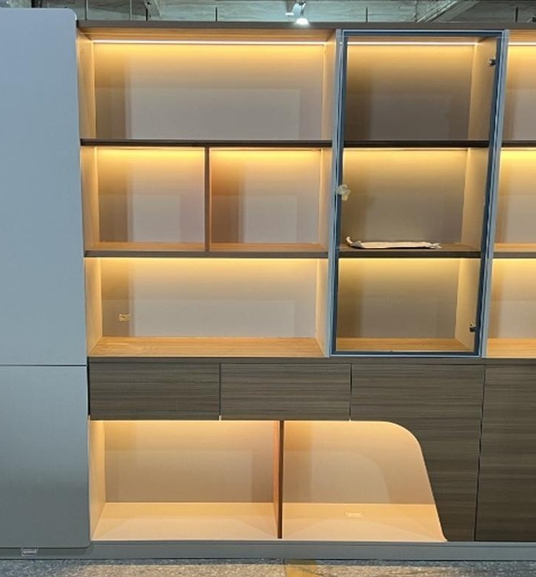 Imported 3.2M Wall-to-Wall Bookshelf / Office Cabinet image