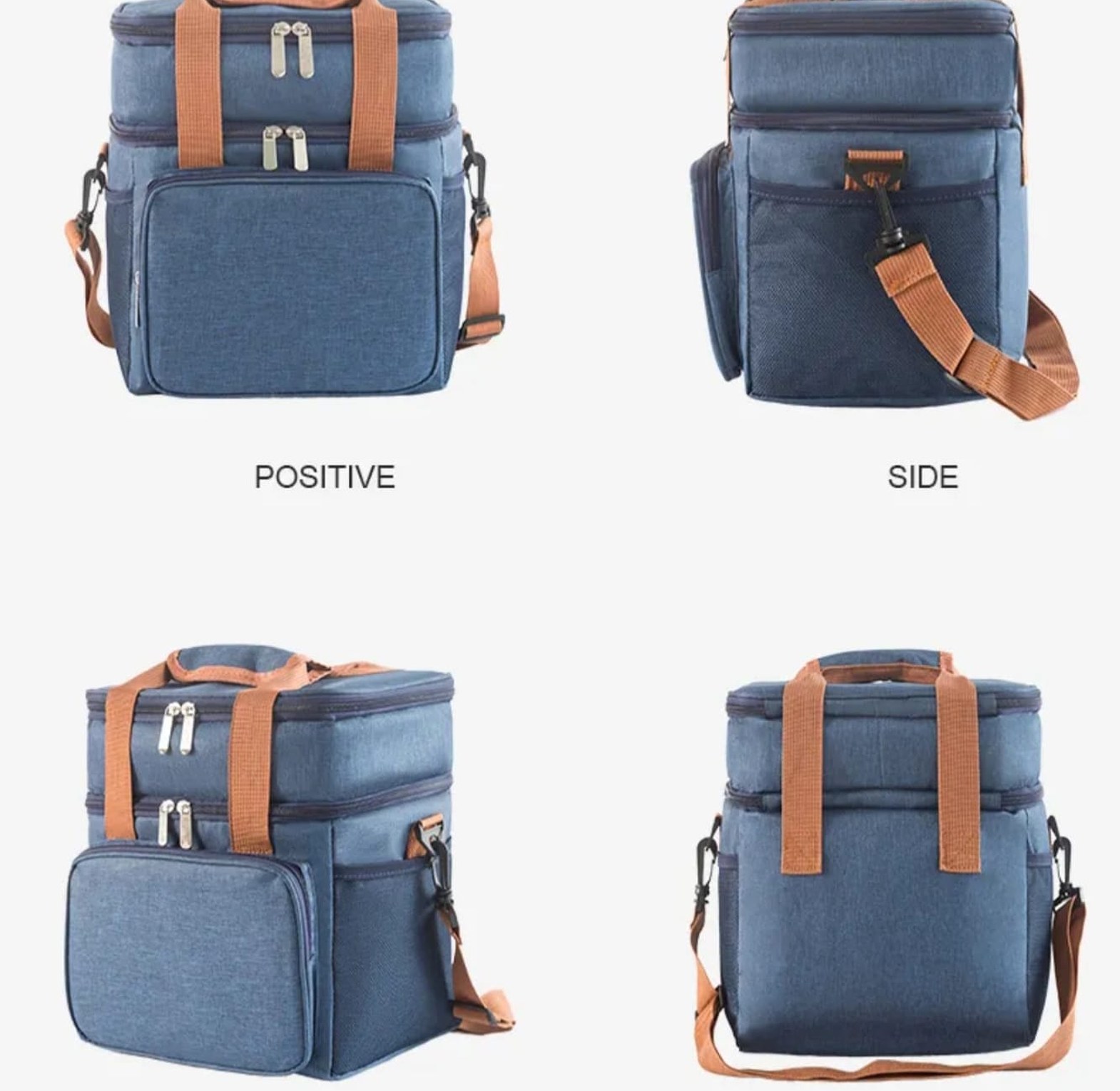Dual-Compartment Thermal Insulated Cooler Bag image