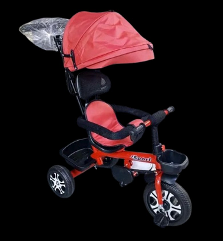 Children's 6-in-1 Convertible Tricycle Stroller For Age 10 months to 5 years of age image