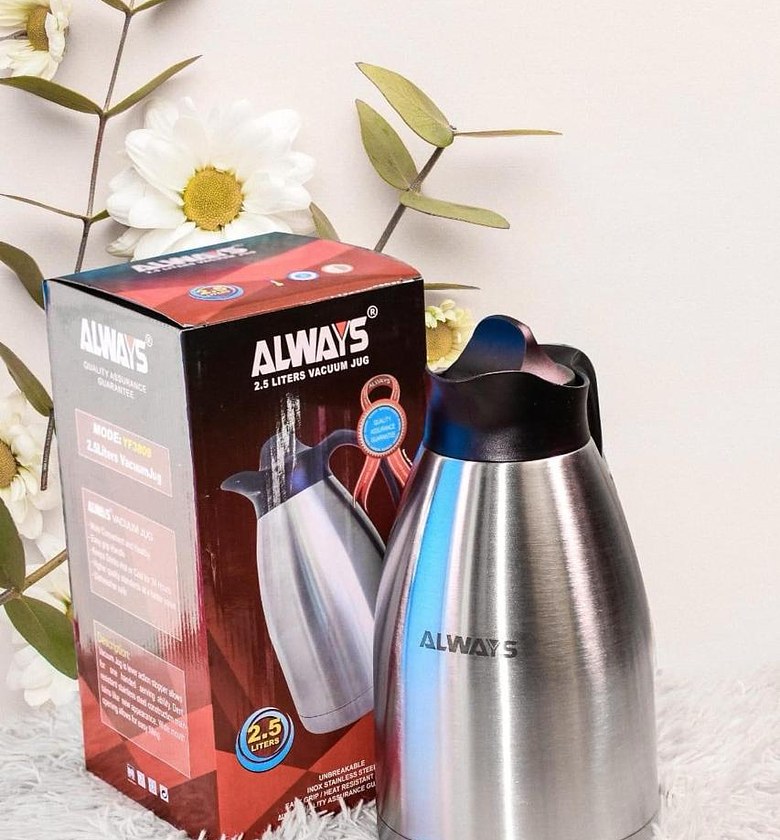 Always Original Thermal Insulated Unbreakable 2.5LTR Flask Stainless Steel Flask image