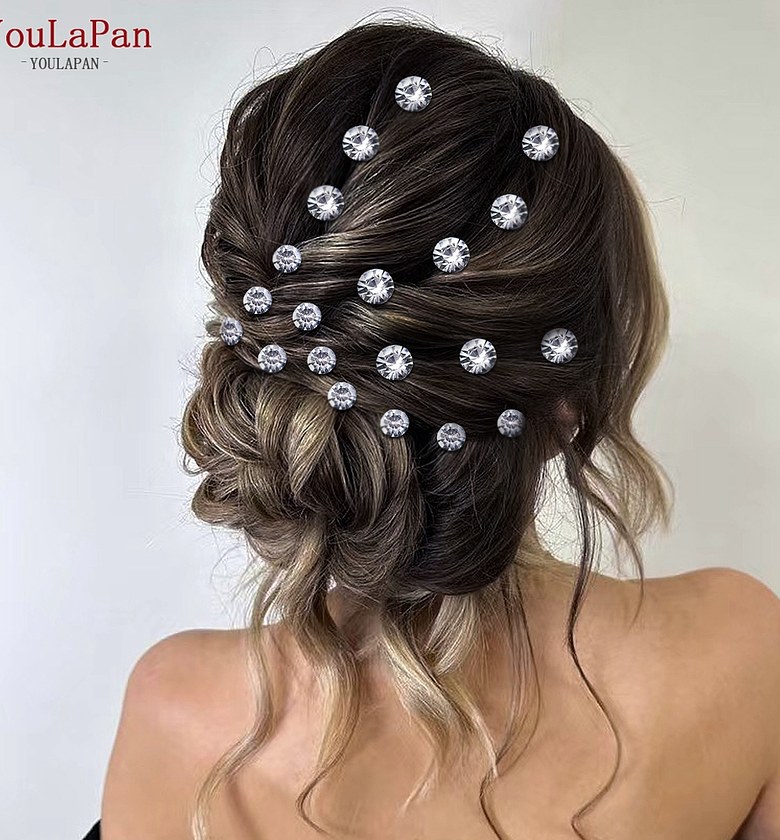 Crystal & Pearl Bridal Hair Pins  image