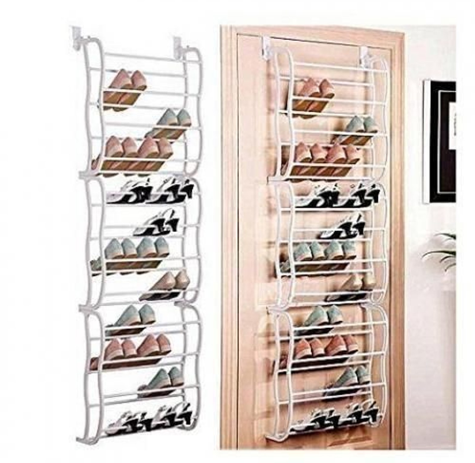 36 Pair Over/ Behind The Door Shoe Rack, Standard image