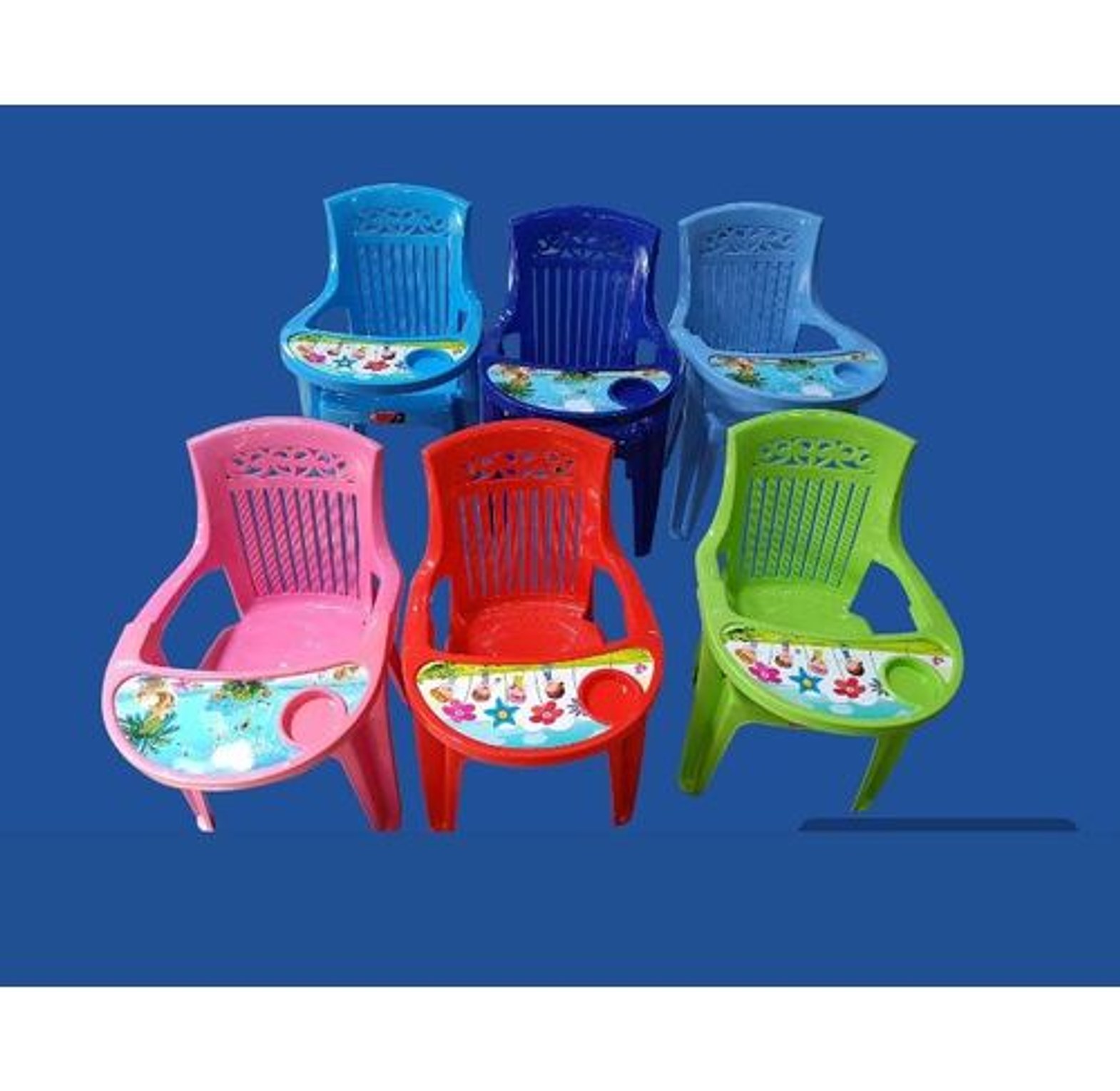 KIDS FEEDING CHAIR.Complast Classic Feeding Baby Chair With Table image