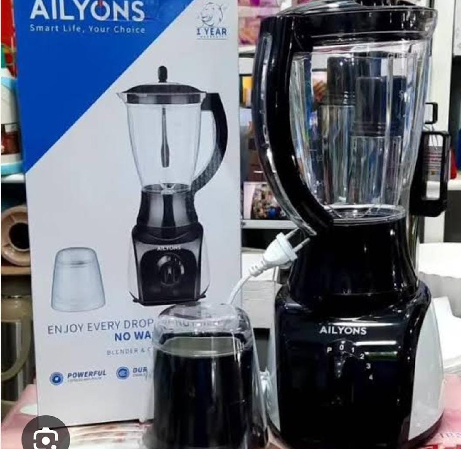 AILYONS 2-in-1 Blender with Grinding Machine image