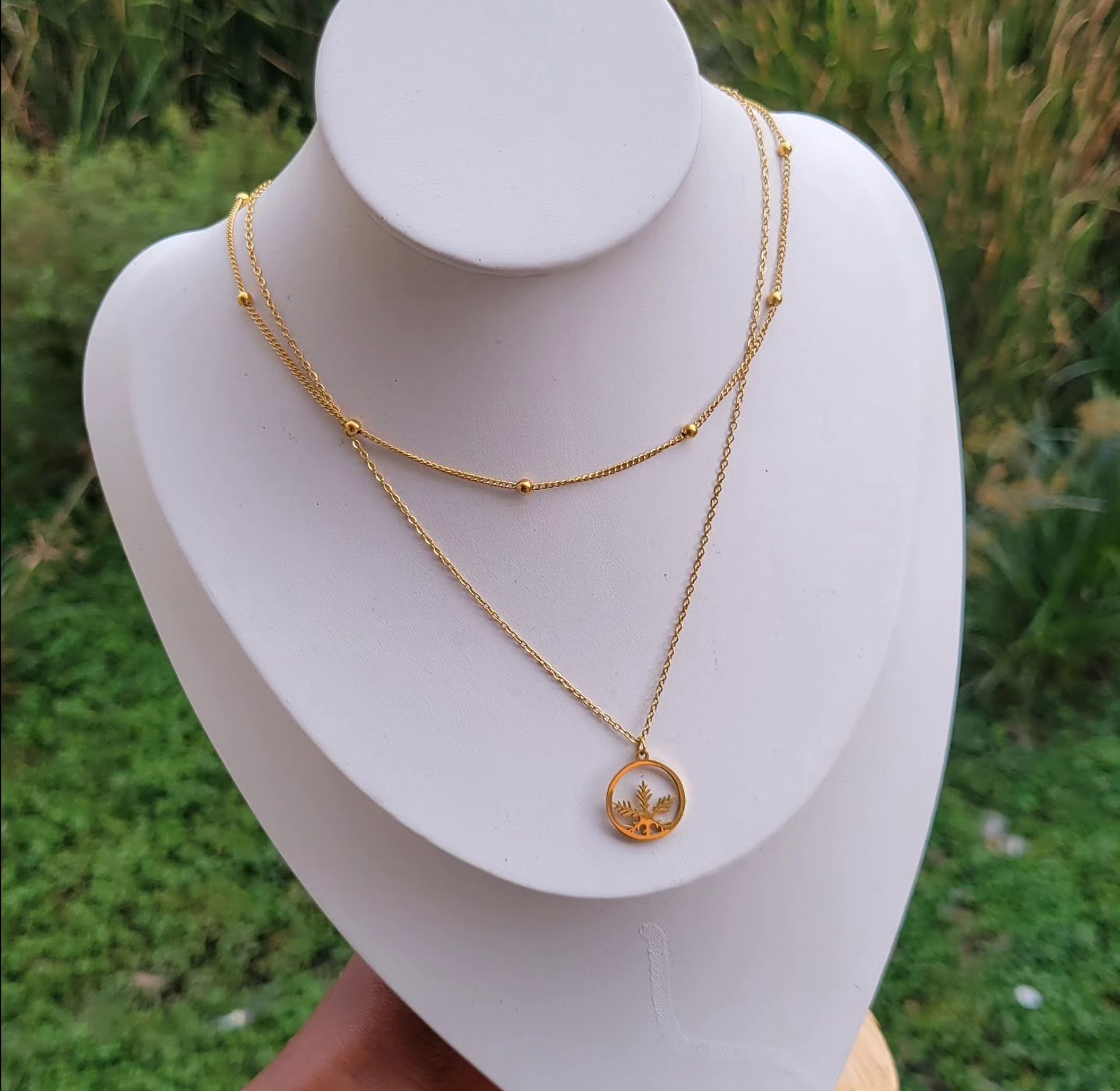 Gold Fern Double image