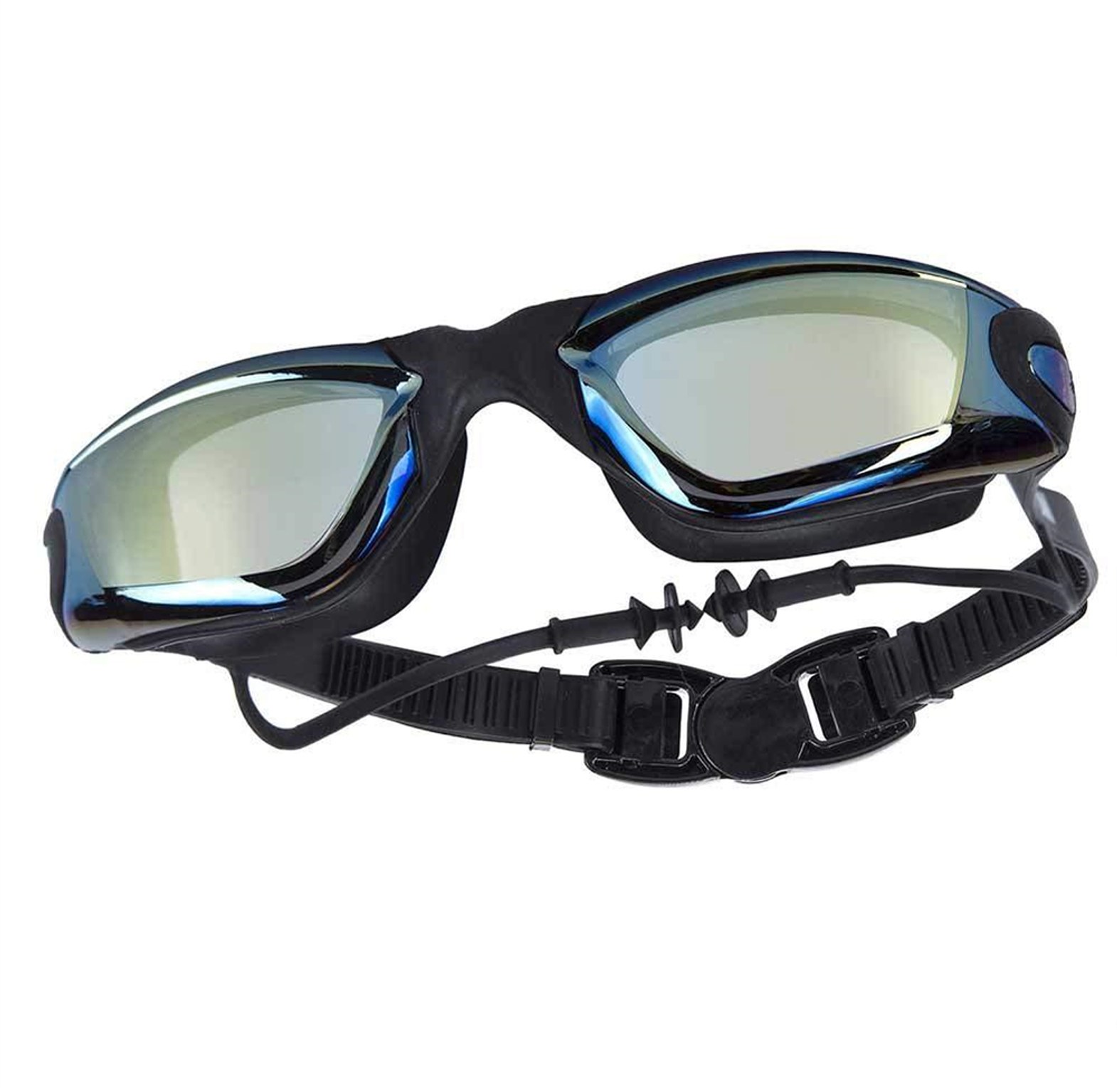 Adjustable Anti-fog swimming goggles for adults and young children image