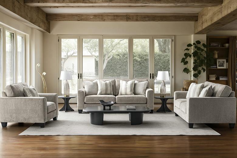 DARWIN 7 Seater Fabric Sofa (3+2+1+1) image