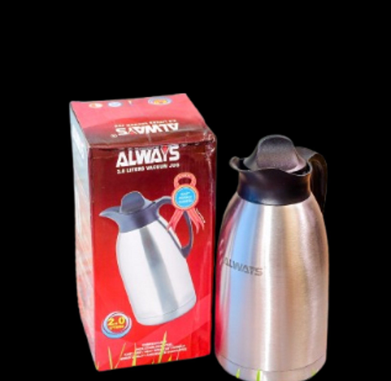 Always Unbreakable 2.0LTR Vacuum Thermos Flask - Stainless Steel . image