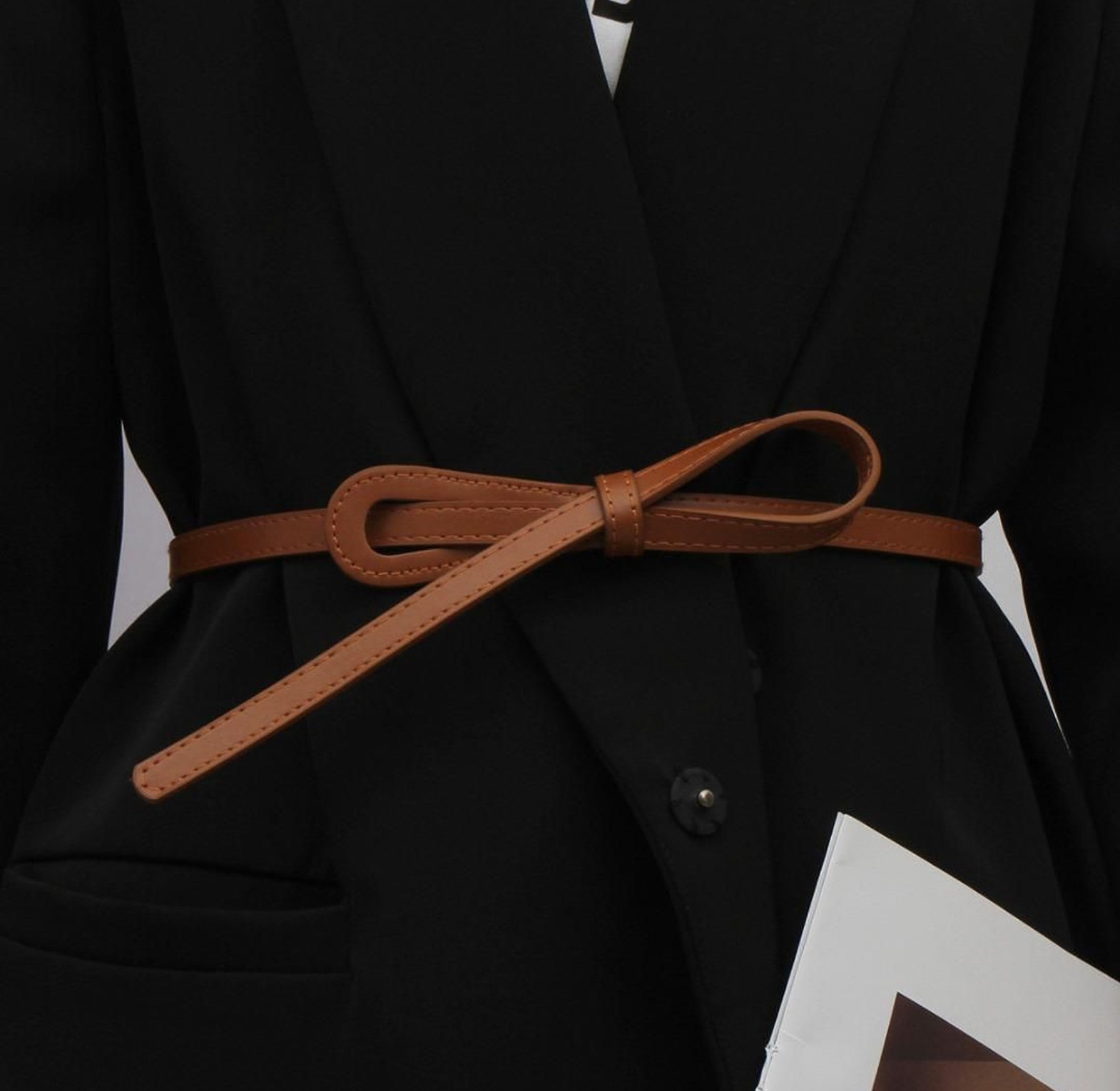 Wide Waist Wrap Belt image