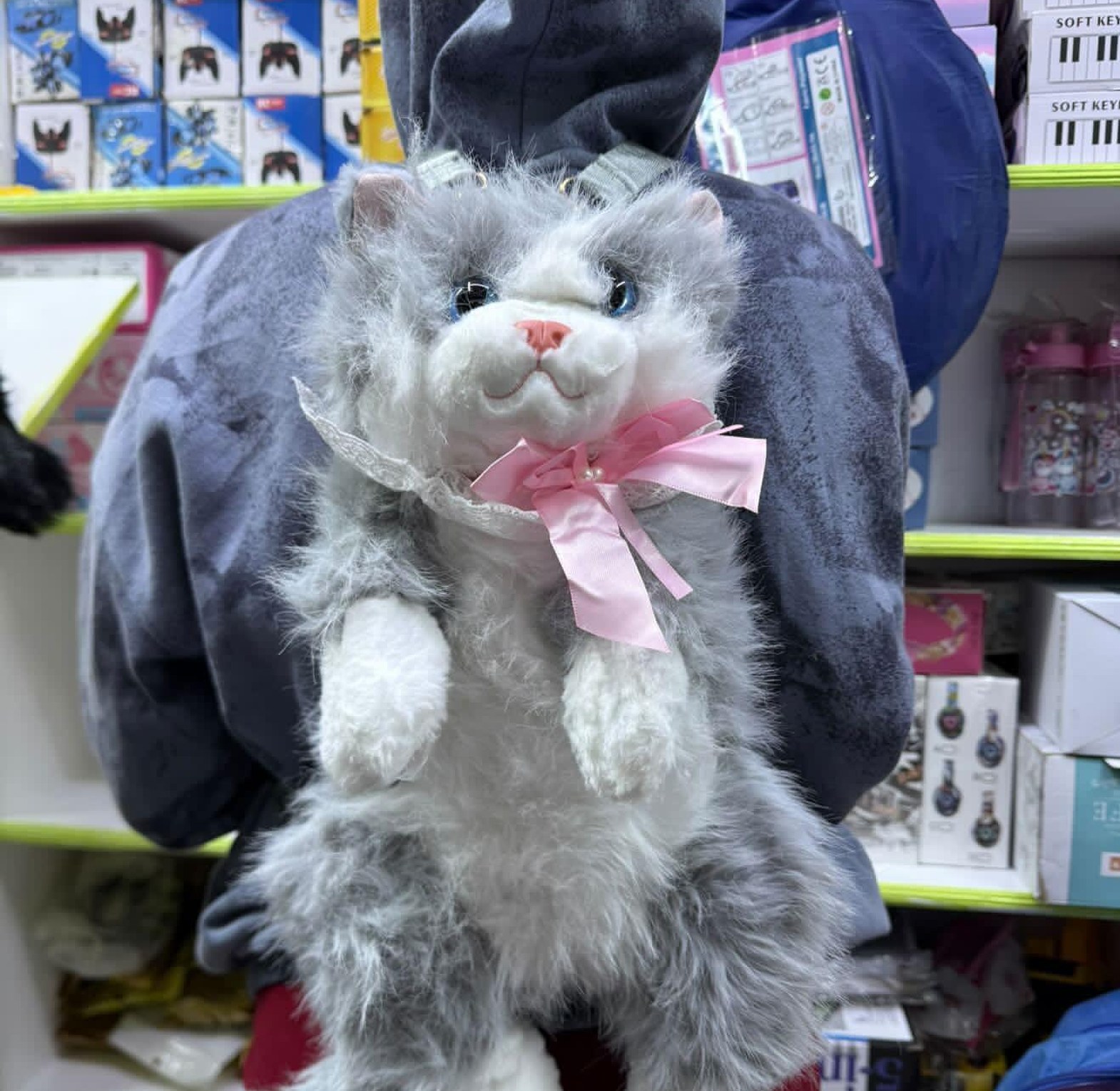  Cat Bag. Cat Shaped Backpack. image