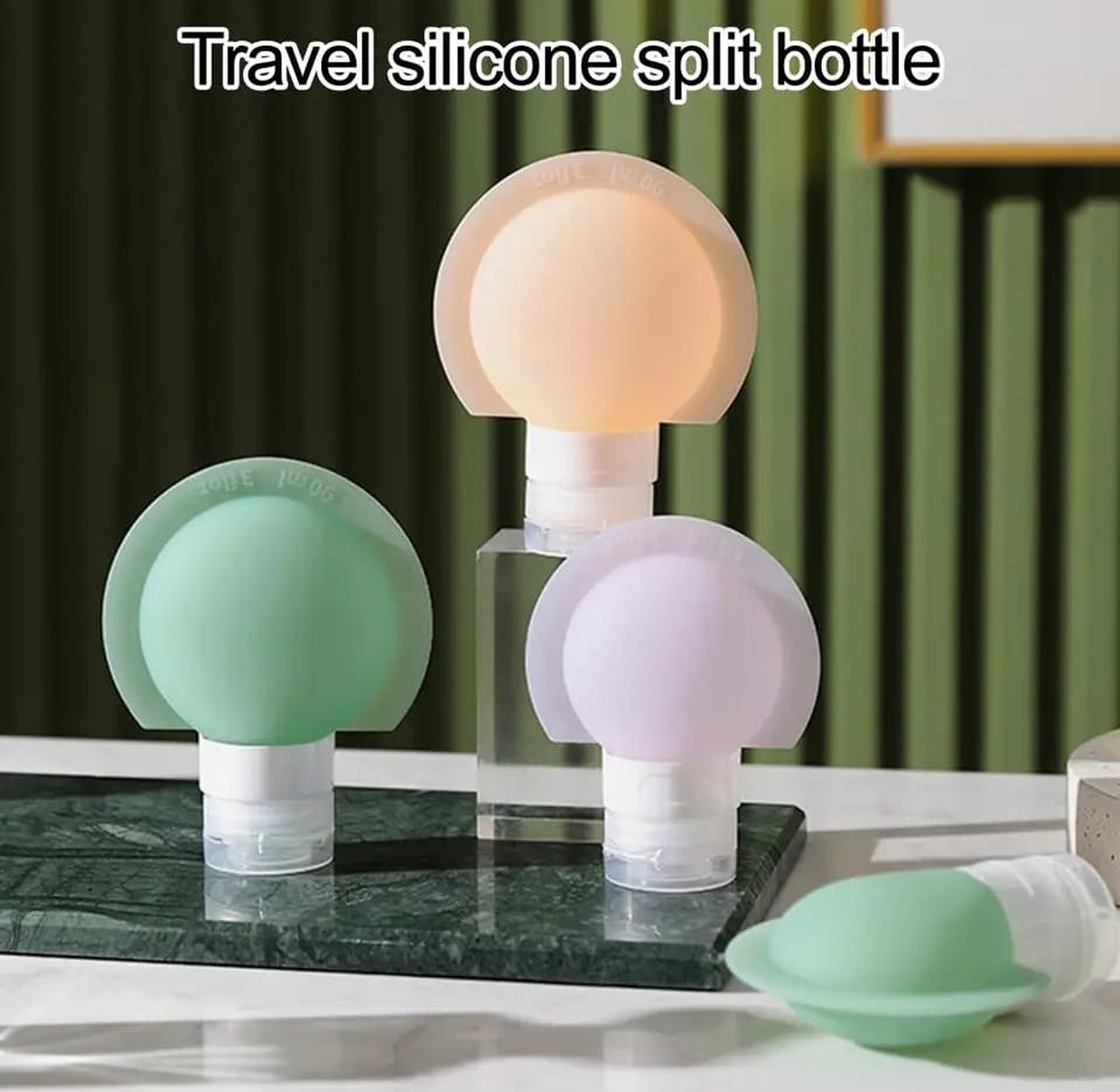 3Pcs/Set Silicone Bottle Lotion Container image