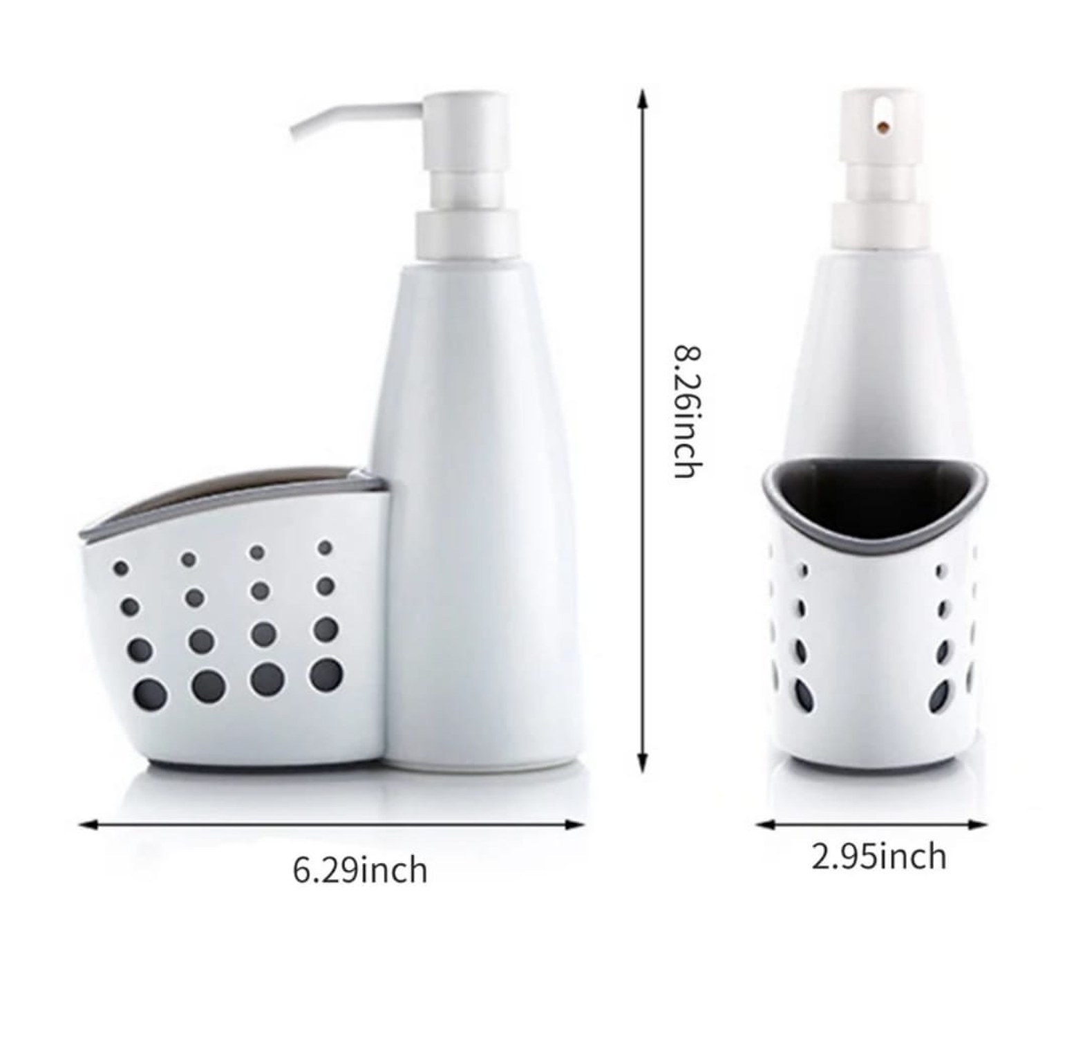 2-in-1 Soap Dispenser & Storage Box image