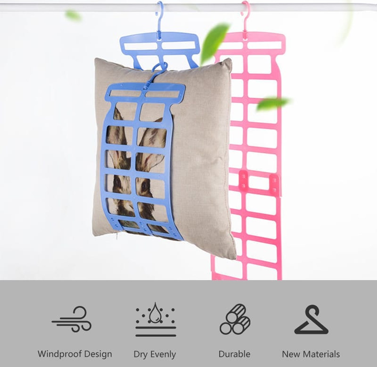 Foldable Drying Rack Pillow Doll Cushion  image