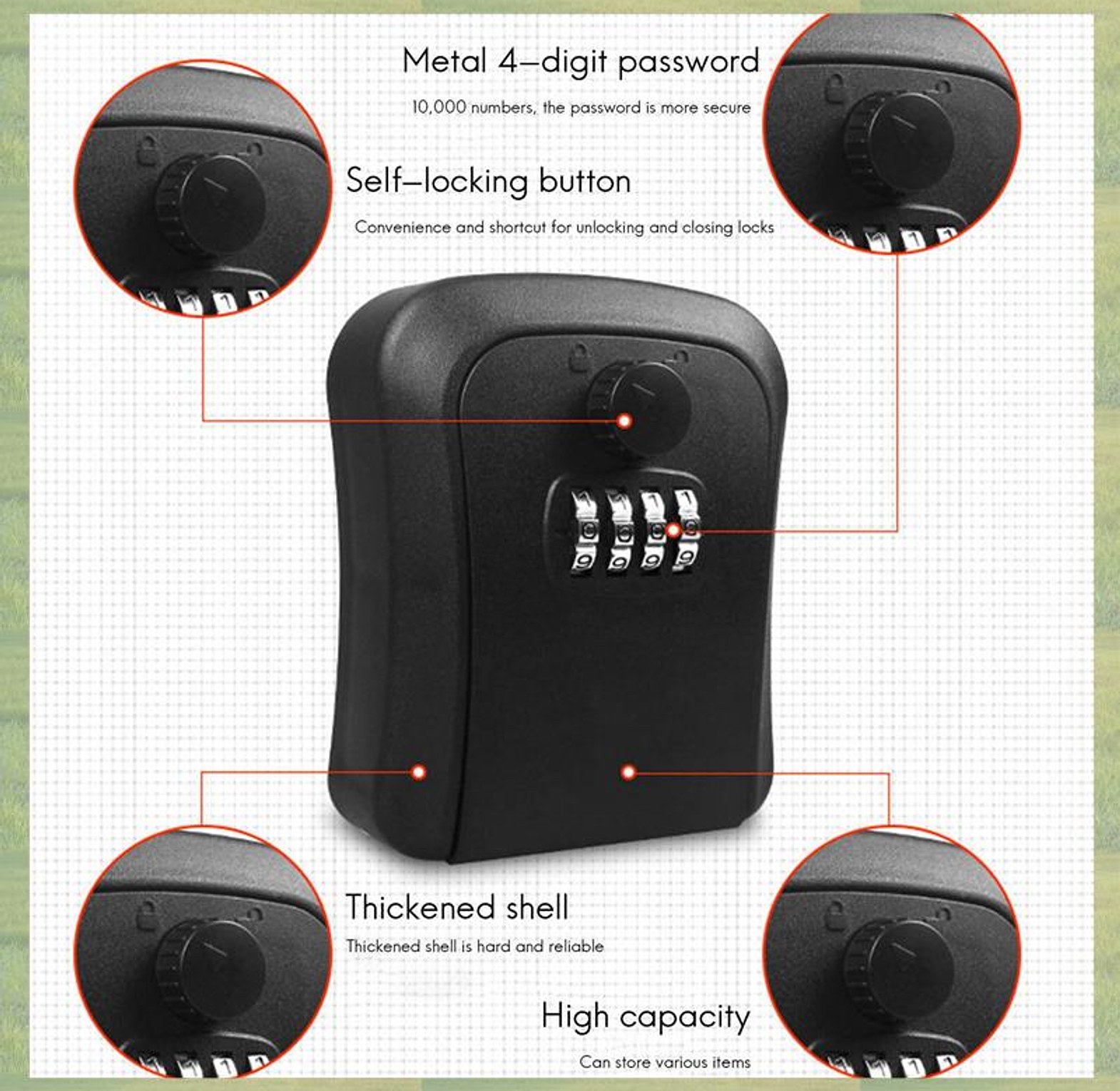 Key Safety Storage Lock Box image