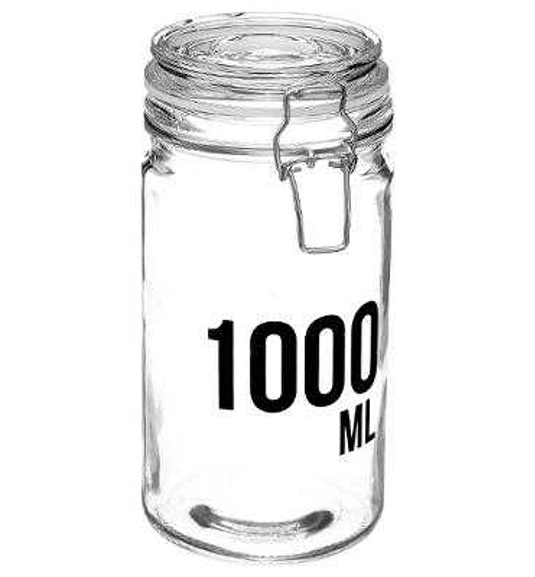 GLASS JAR 1L #REF:135268  image