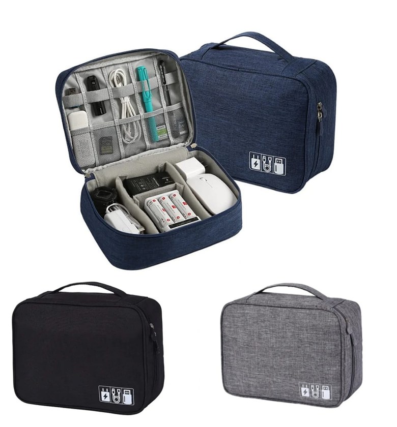 Electronic Gadget Organizer Bag, Travel Cable Charger Pouch Kenya image