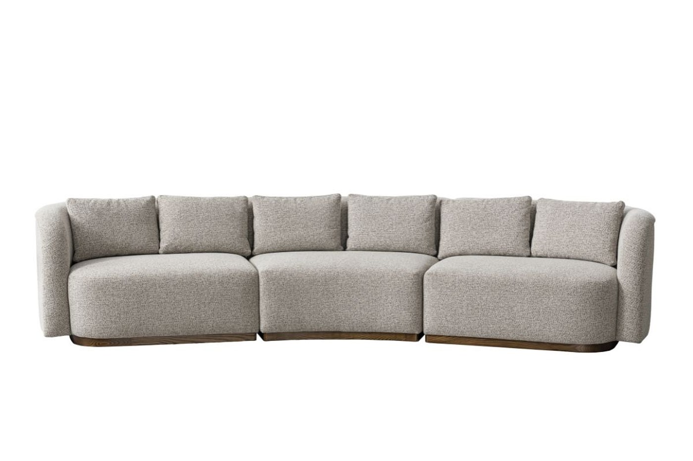 MILO Fabric Corner Sofa + 2 Single Seaters image 2