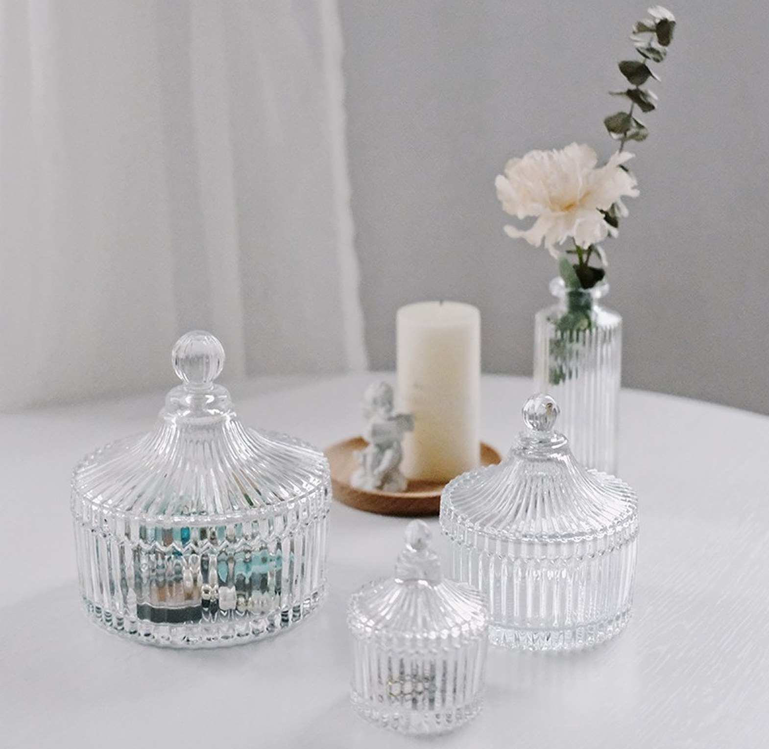 Sugar Bowl With Lid Candy Blister European Style image
