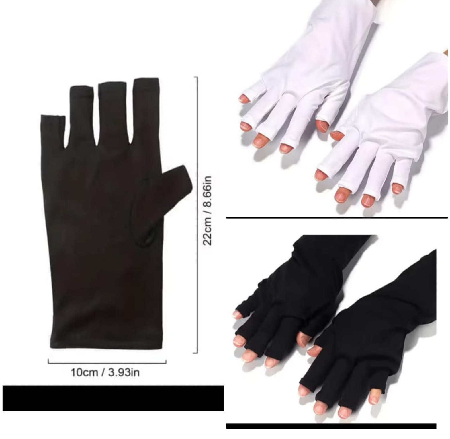 Anti UV Radiation Gel Dryer Machine Protection Gloves image