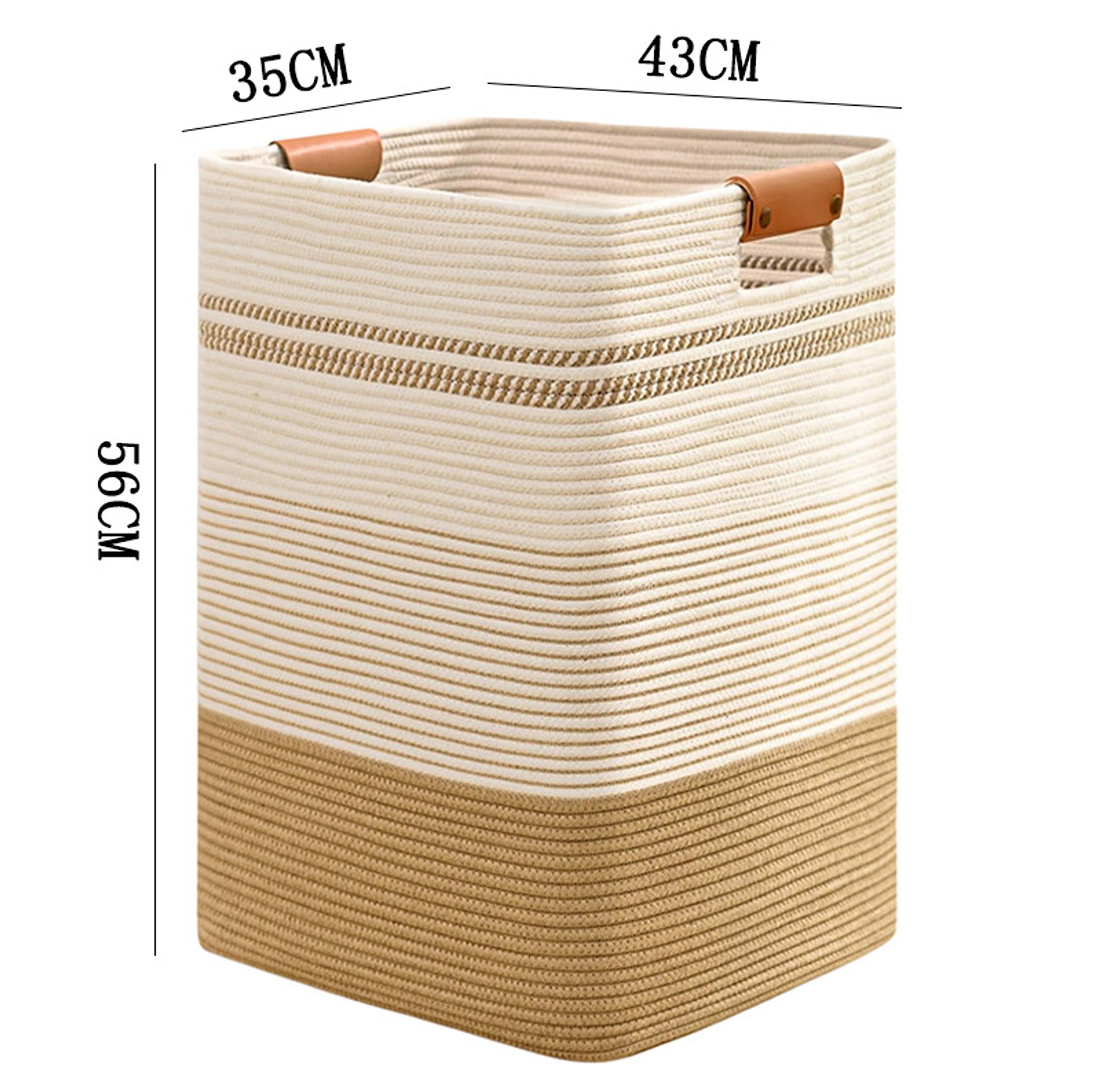 Large Cotton Rope Woven Laundry  image
