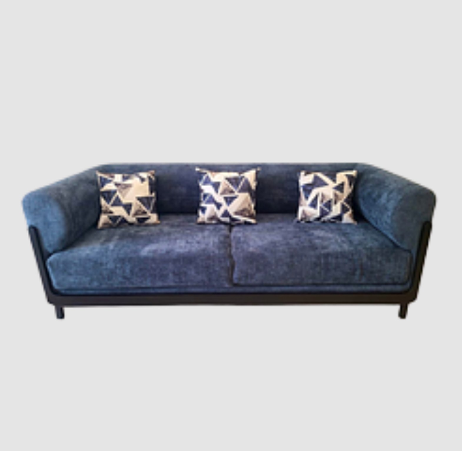 Modern Blue Loveseat image
