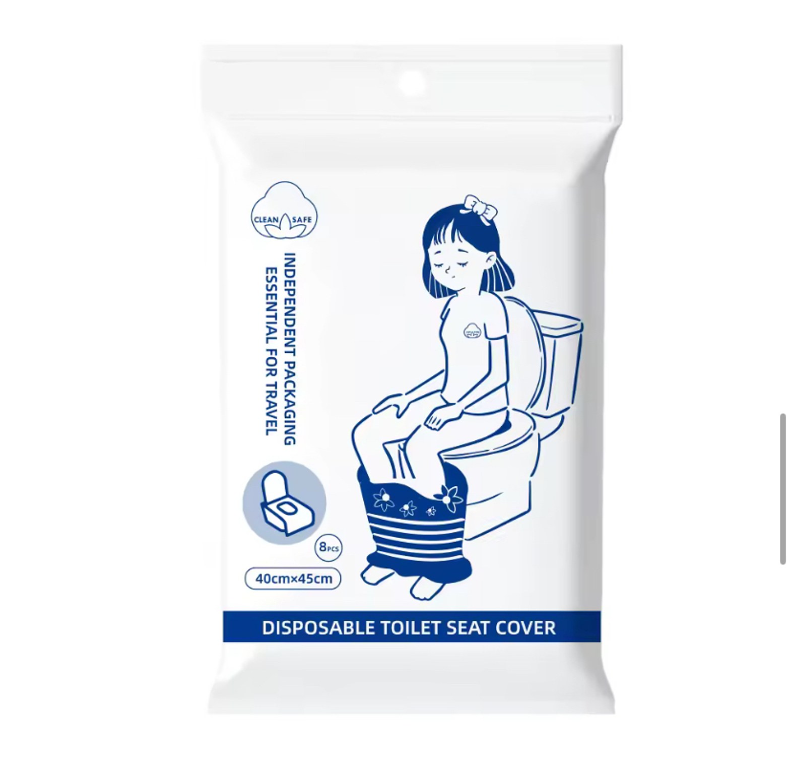 Disposable toilet seat cover  image